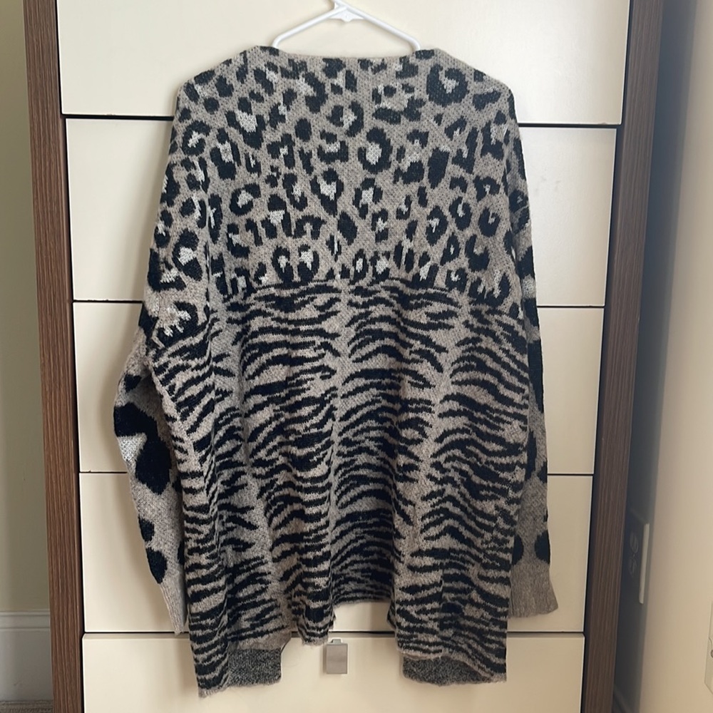 Wildfox Grey Animal Attraction Avani Cardigan View 4